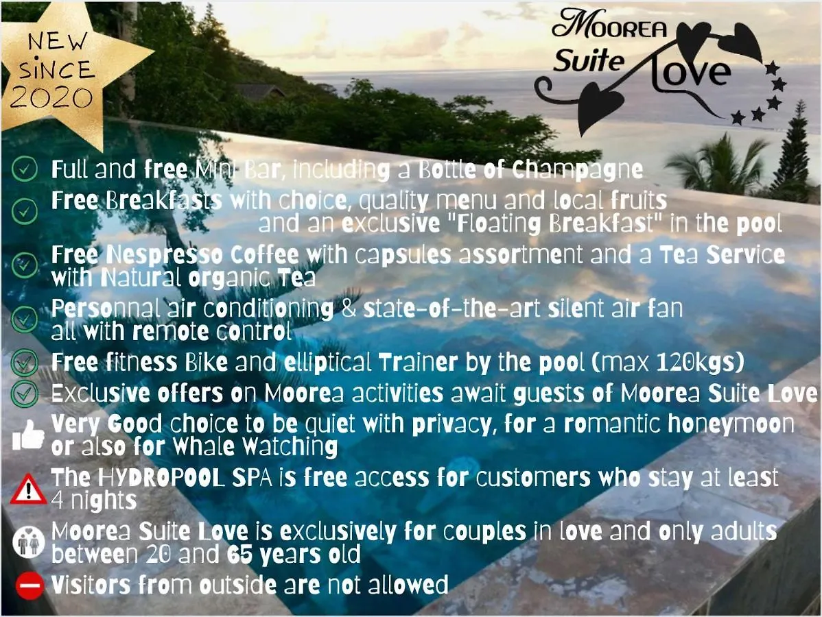 Bed and Breakfast Moorea Suite Love